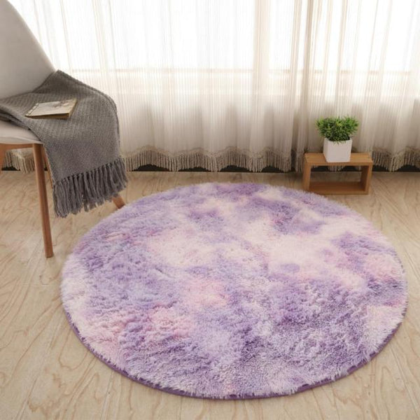 Fluffy Round Rug