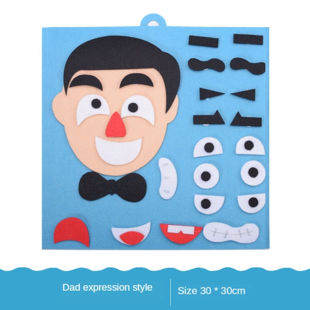 Funny Face Family Craft Set