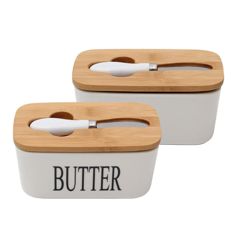 Butter Box With Knife Set