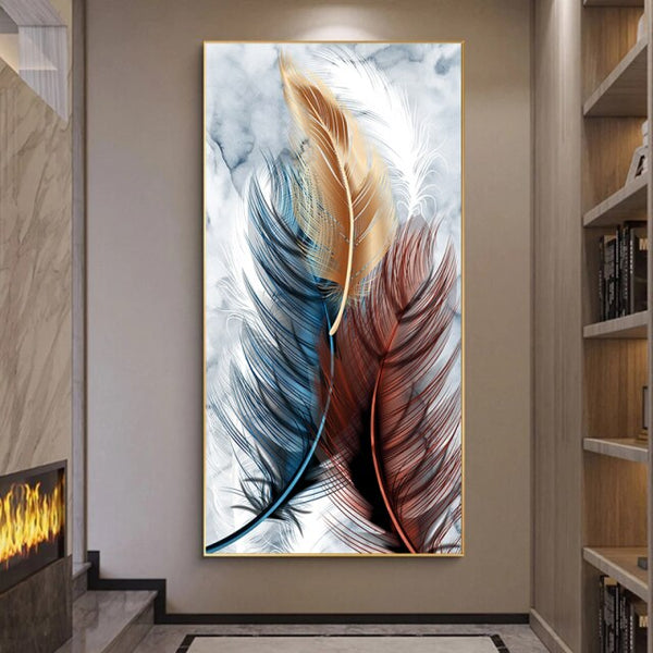 Feather Canvas Art