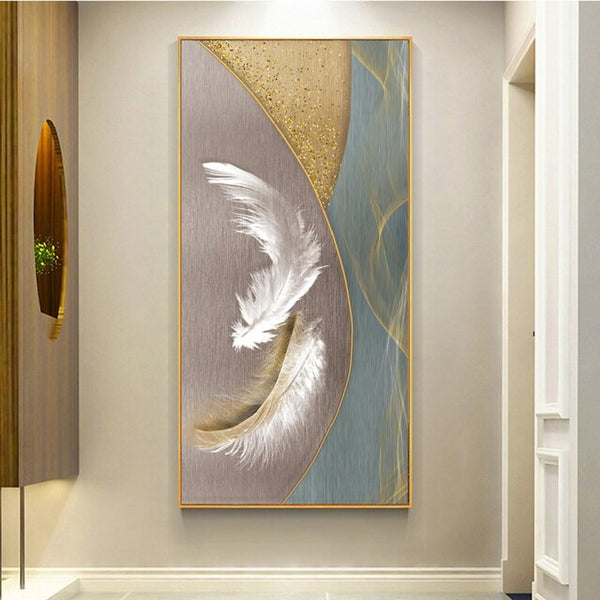 Feather Canvas Art