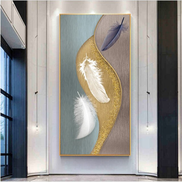 Feather Canvas Art