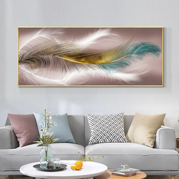 Feather Canvas Art