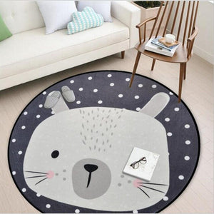 Soft Round Bunny/Bear Rug