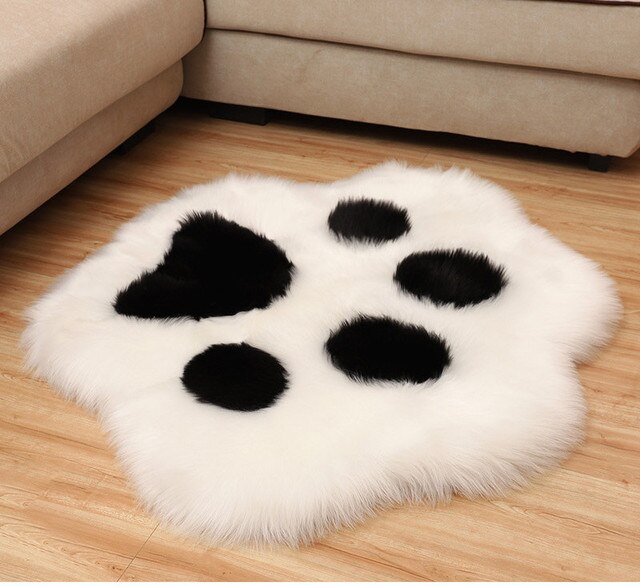 Cat Paw Plush Rug