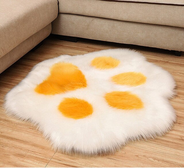 Cat Paw Plush Rug