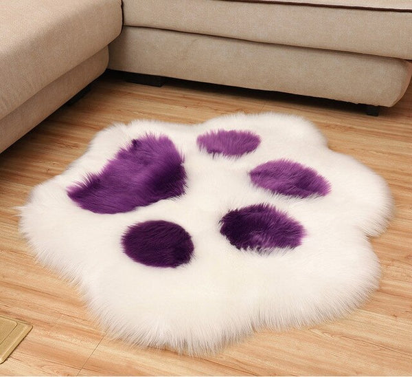 Cat Paw Plush Rug