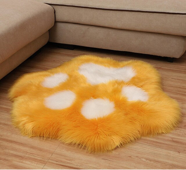 Cat Paw Plush Rug