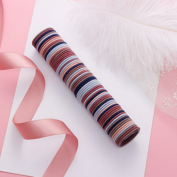 Kids Candy Coloured Soft Elastic Hair Ties