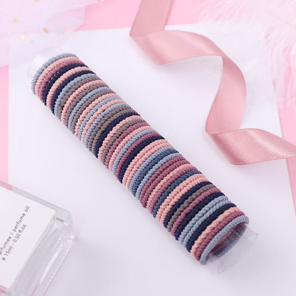 Kids Candy Coloured Soft Elastic Hair Ties